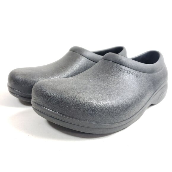 Crocs Bistro Unisex Slip-Resistant Work Clogs Women's Size 8 Men's 6 Black - Picture 2 of 9